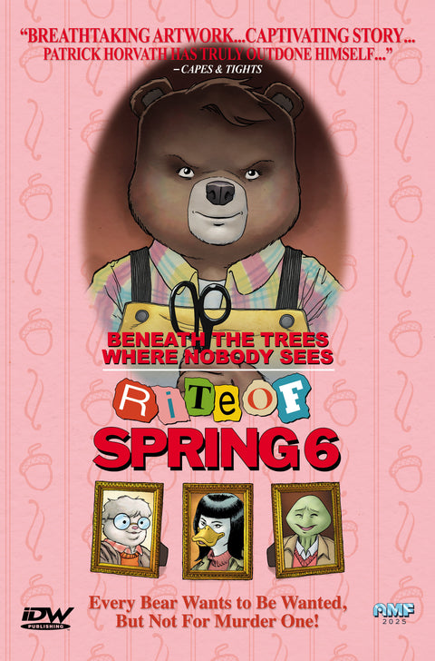 Beneath the Trees: Where Nobody Sees - Rite of Spring 6 Comic Tony Fleecs Movie Homage Variant IDW Publishing 2026