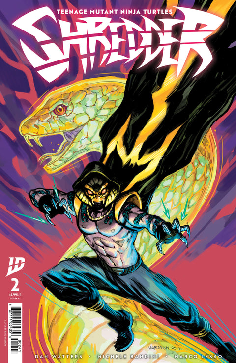 Teenage Mutant Ninja Turtles: Shredder 2 Comic 1:10 Michele Bandini Incentive B&W IDW Publishing 2025