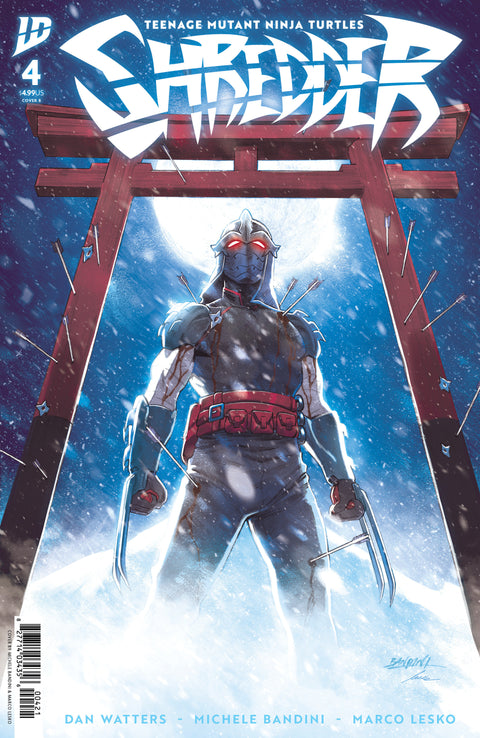 Teenage Mutant Ninja Turtles: Shredder 4 Comic Michele Bandini Variant IDW Publishing 2026