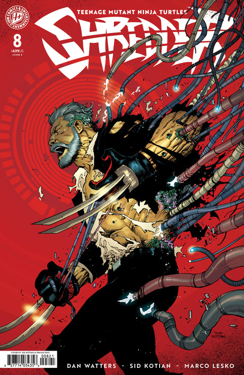 Teenage Mutant Ninja Turtles: Shredder #8 Variant B (Kotian) IDW Publishing Dan Watters Sid Kotian Sid Kotian