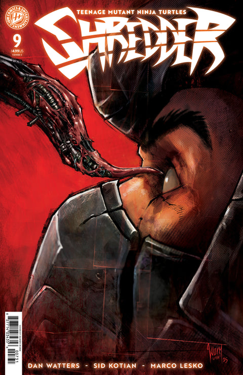 Teenage Mutant Ninja Turtles: Shredder 9 Comic Damien Worm Variant IDW Publishing 2026