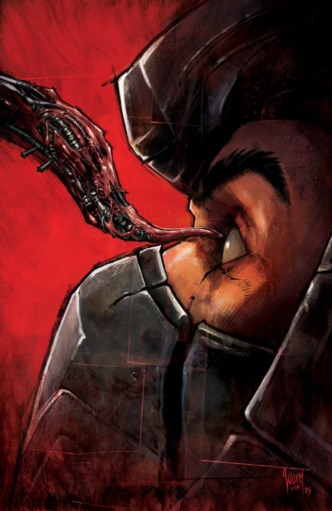 Teenage Mutant Ninja Turtles: Shredder #9 Variant RI (25) (Damien Worm Full Art) 1:25 IDW Publishing Dan Watters Sid Kotian DAMIEN WORM