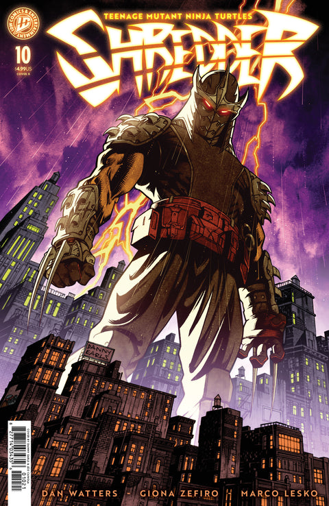 Teenage Mutant Ninja Turtles: Shredder #10 Variant B (Earls) IDW Publishing Dan Watters Giona Zefiro Danny Earls