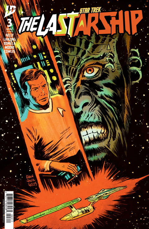 Star Trek: The Last Starship 3 Comic Francesco Francavilla IDW Publishing 2025