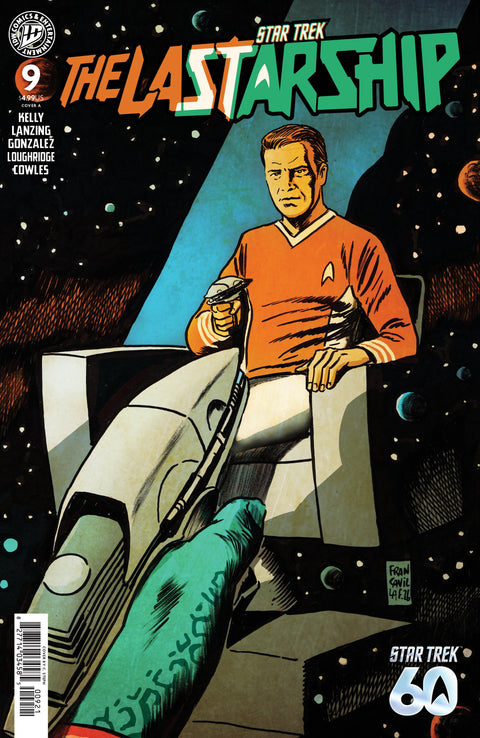 Star Trek: The Last Starship #9 Cover A (Francavilla) IDW Publishing Collin Kelly Hernan Gonzalez Francesco Francavilla