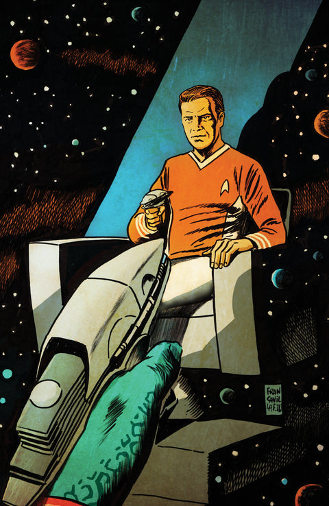 Star Trek: The Last Starship #9 Variant RI (10) (Francavilla Full Art) 1:10 IDW Publishing Collin Kelly Hernan Gonzalez Francesco Francavilla