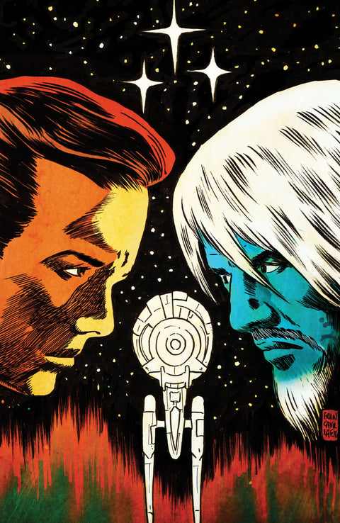 Star Trek: The Last Starship #10 Variant RI (10) (Francavilla Full Art) 1:10 IDW Publishing Collin Kelly Adrián Bonilla Francesco Francavilla