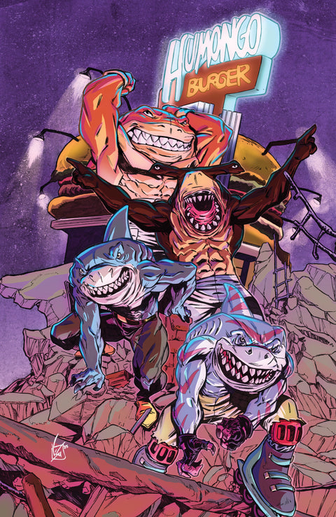 Street Sharks (IDW) 4 Comic Vincenzo Federici Incentive Virgin Variant (1:25) IDW Publishing 2026