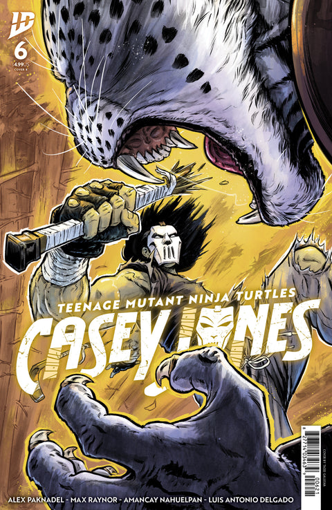 Teenage Mutant Ninja Turtles: Casey Jones 6 Comic Tadd Galusha Variant IDW Publishing 2026