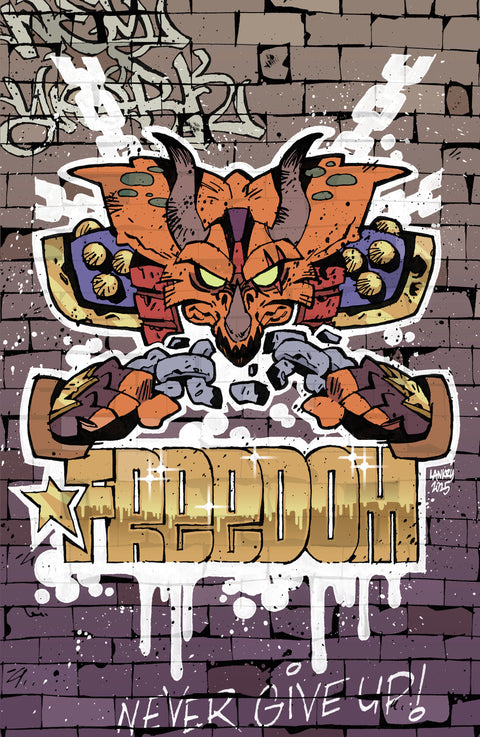 Tales of the Teenage Mutant Ninja Turtles #5 Variant RI (25) (Lankry Mural Full Art) 1:25 IDW Publishing Andrew Joustra Louie Joyce Jon Lankry