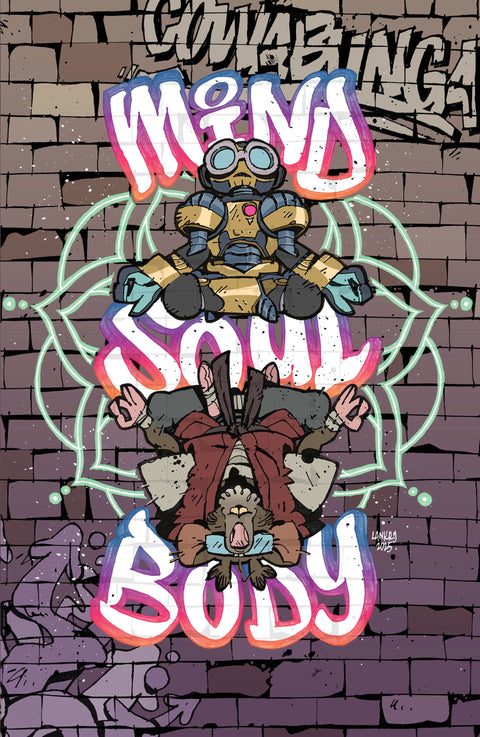 Tales of the Teenage Mutant Ninja Turtles #6 Variant RI (25) (Lankry Mural Full Art) 1:25 IDW Publishing Andrew Joustra Louie Joyce Jon Lankry