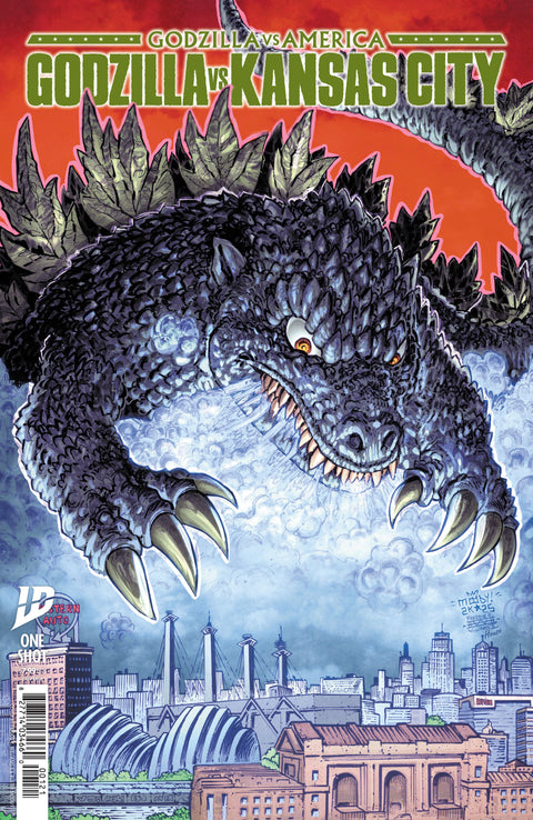 Godzilla vs. America: Kansas City 1 Comic Buster Moody Variant IDW Publishing 2025
