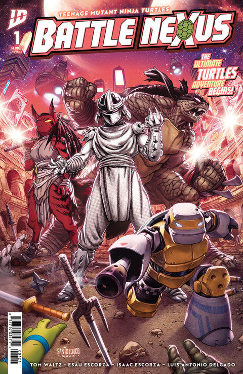 Teenage Mutant Ninja Turtles: Battle Nexus 1 Comic Mateus Santolouco Variant IDW Publishing 2025