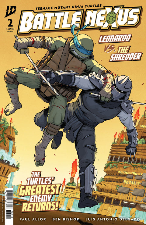 Teenage Mutant Ninja Turtles: Battle Nexus 2 Comic Ben Bishop IDW Publishing 2026