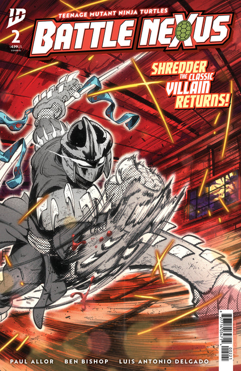 Teenage Mutant Ninja Turtles: Battle Nexus 2 Comic Ricardo Ortiz Variant IDW Publishing 2026