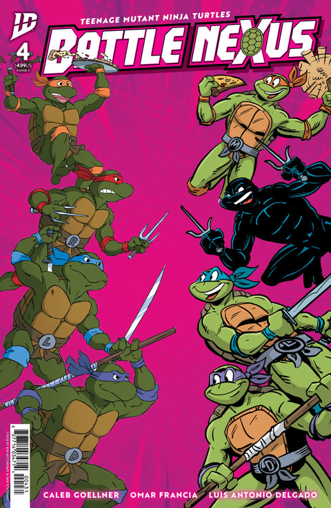 Teenage Mutant Ninja Turtles: Battle Nexus #4 Variant C (Mitchroney & Schoening) IDW Publishing Caleb Goellner Omar Francia Ken Mitchroney