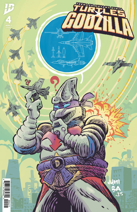 Teenage Mutant Ninja Turtles x Godzilla 4 Comic Juni Ba Variant IDW Publishing 2026
