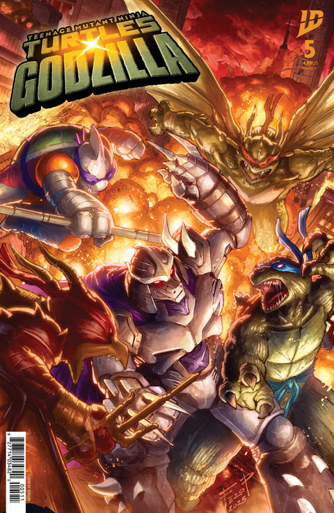 Teenage Mutant Ninja Turtles x Godzilla 5 Comic Fero Pe IDW Publishing 2026