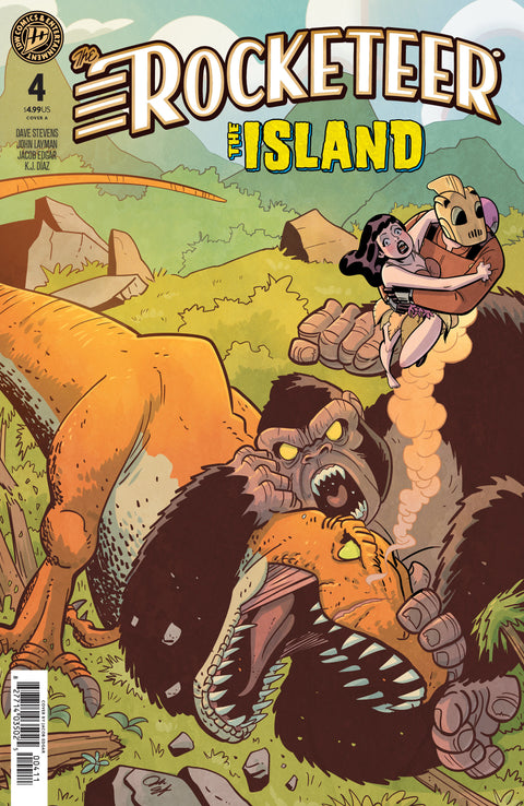 The Rocketeer: The Island #4 Cover A (Edgar) IDW Publishing John Layman Jacob Edgar Jacob Edgar