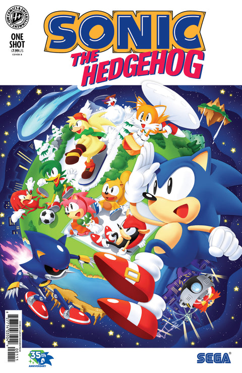 Sonic the Hedgehog: 35th Anniversary Special 1 Comic Aaron Hammerstrom Variant IDW Publishing 2026