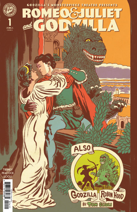 Godzilla’s Monsterpiece Theatre Presents: Romeo & Juliet & Godzilla 1 Comic Tom Scioli Cover A IDW Publishing 2026