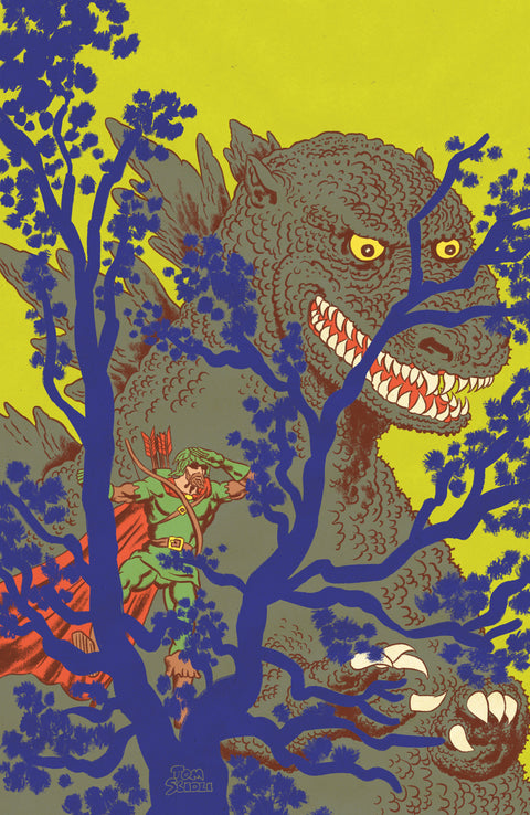 Godzillas Monsterpiece Theatre Presents: Romeo & Juliet & Godzilla Variant RI (10) (Scioli Robin Hood Variant) 1:10 IDW Publishing Tom Scioli Sean Peacock Tom Scioli