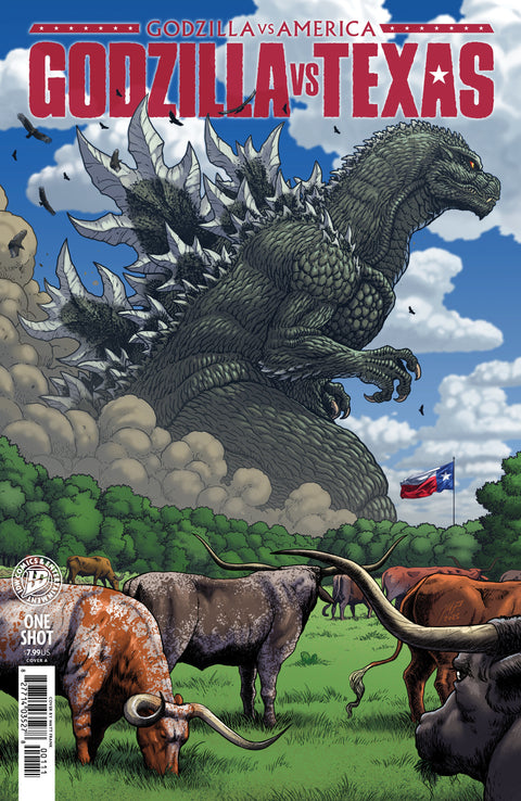 Godzilla Vs. America: Texas Cover A (Frank) IDW Publishing Various Various Matt Frank
