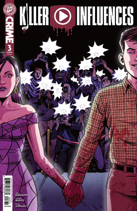 Killer Influences #3 Variant C (Lapham) IDW Publishing Joey Esposito Valeria Burzo David Lapham