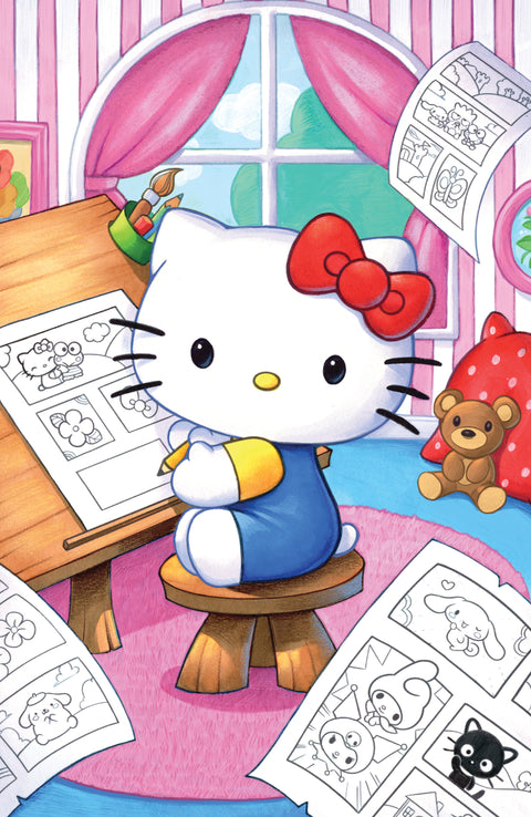 Hello Kitty and Friends: Hello World! #1 Variant RI (50) (Zullo Uminga Full Art) 1:50 IDW Publishing Mariko Tamaki Cody Lemieux Chrissi Zullo Uminga