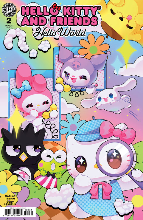 Hello Kitty and Friends: Hello World! #2 Variant RI (10) (Cavan) 1:10 IDW Publishing Mariko Tamaki Cody Lemieux Ashley Cavan