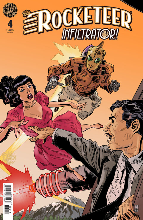 The Rocketeer: Infiltrator! #4 Cover A (Kotz) IDW Publishing Gabriel Hardman Dean Kotz Dean Kotz