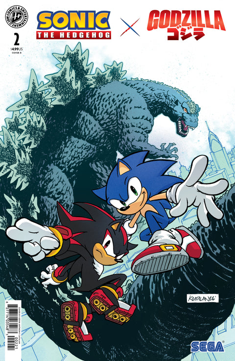 Sonic The Hedgehog X Godzilla 2 Comic Catalan IDW Publishing 2026