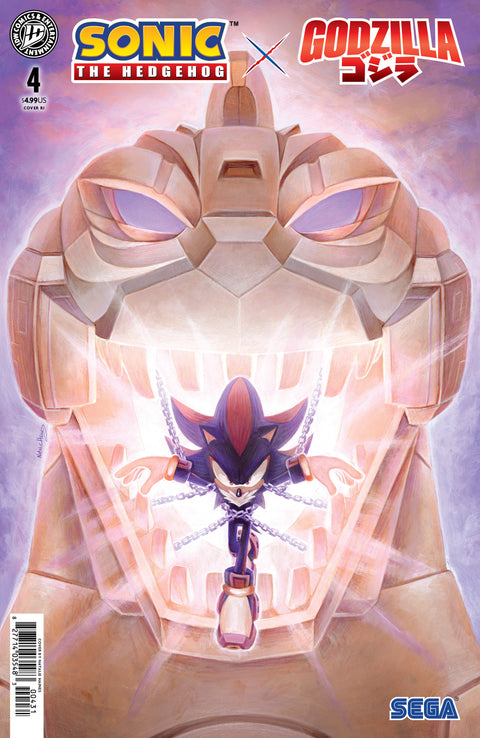 Sonic the Hedgehog x Godzilla #4 Variant RI (15) (Haines) 1:15 IDW Publishing Nick Marino Jack Lawrence Natalie Haines