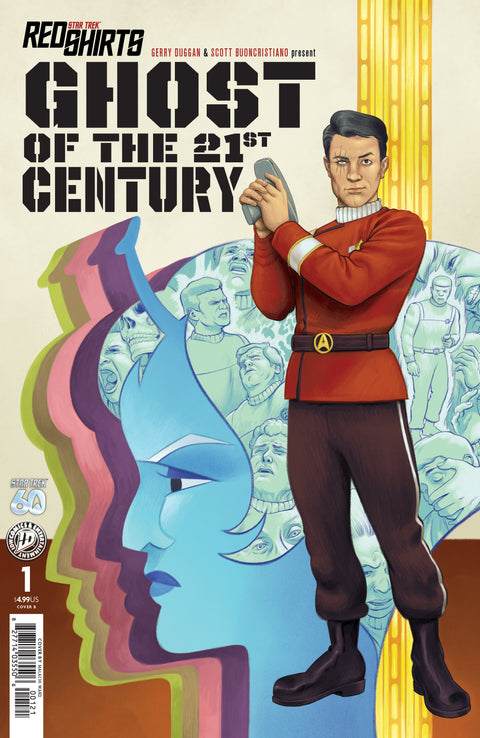 Star Trek: Red Shirts--Ghost of the 21st Century #1 Variant B (Ward) IDW Publishing Gerry Duggan Scott Buoncristiano Malachi Ward