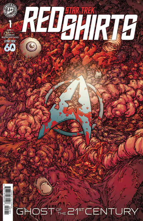 Star Trek: Red Shirts--Ghost of the 21st Century #1 Variant RI (15) (Burnham) 1:15 IDW Publishing Gerry Duggan Scott Buoncristiano Chris Burnham