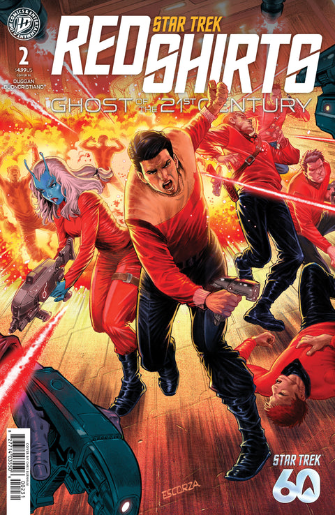 Star Trek: Red Shirts--Ghost of the 21st Century #2 Variant RI (10) (Escorza Brothers) 1:10 IDW Publishing Gerry Duggan Scott Buoncristiano Escorza Brothers