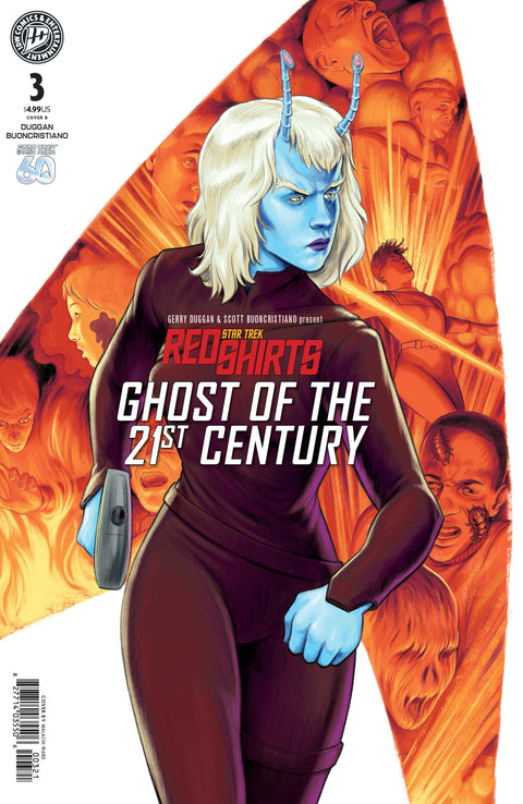 Star Trek: Red Shirts--Ghost of the 21st Century #3 Variant B (Ward) IDW Publishing Gerry Duggan Scott Buoncristiano Malachi Ward