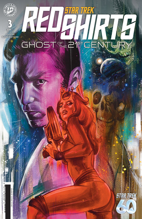 Star Trek: Red Shirts--Ghost of the 21st Century #3 Variant RI (10) (Vilchez) 1:10 IDW Publishing Gerry Duggan Scott Buoncristiano Suspiria Vilchez