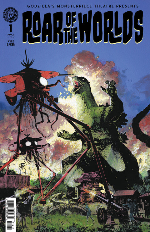 Godzilla's Monsterpiece Theatre Presents: Roar of the Worlds 1 Comic Kyle Baker Variant IDW Publishing 2026