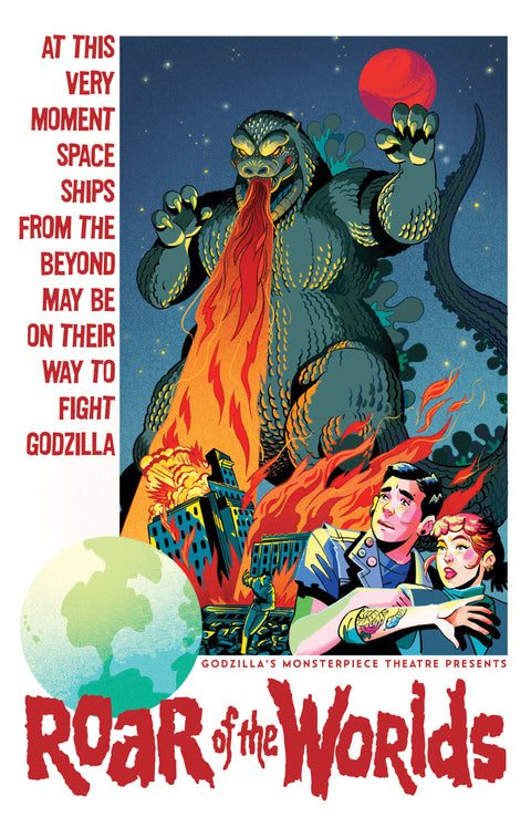 Godzilla's Monsterpiece Theatre Presents: Roar of the Worlds 1 Comic Nicole Goux Incentive Variant (1:10) IDW Publishing 2026