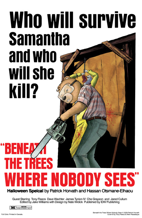 Beneath the Trees Where Nobody Sees Halloween Special Variant B (Fleecs Movie Homage Cover) IDW Publishing Various Various Tony Fleecs