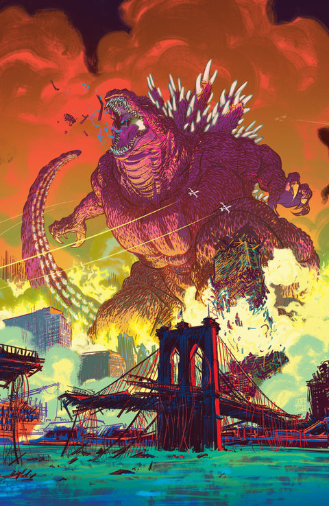 Godzilla Vs. America: New York City Variant RI (25) (Fox Full Art) 1:25 IDW Publishing Various Various Nathan Fox