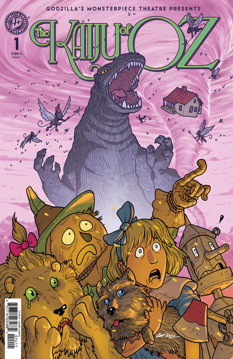 Godzilla’s Monsterpiece Theatre Presents: The Kaiju of Oz Variant C (Cannon) IDW Publishing Mike Costa Ryan Browne Zander Cannon