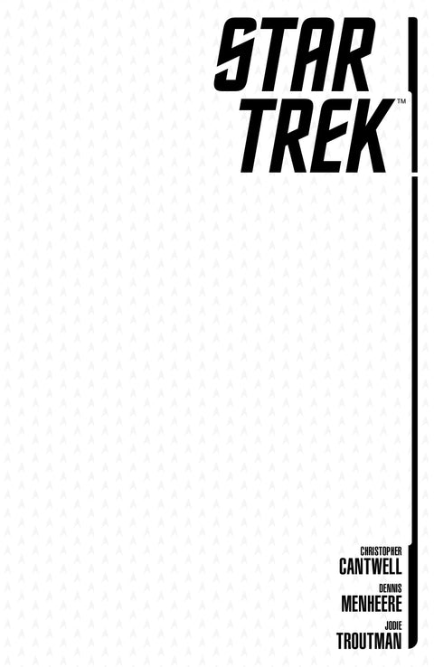 Star Trek (2026) #1 Variant E (Sketch Variant) IDW Publishing Christopher Cantwell Dennis Menheere