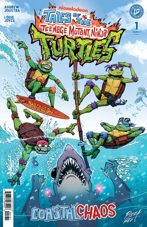 Tales of the Teenage Mutant Ninja Turtles: Coastal Chaos #1 Variant C Foil (Mert) IDW Publishing Andrew Joustra Louie Joyce Mert Pizza