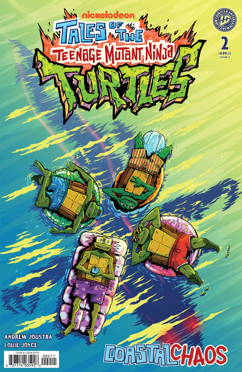 Tales of the Teenage Mutant Ninja Turtles: Coastal Chaos #2 Cover A (Joyce) IDW Publishing Andrew Joustra Louie Joyce Louie Joyce