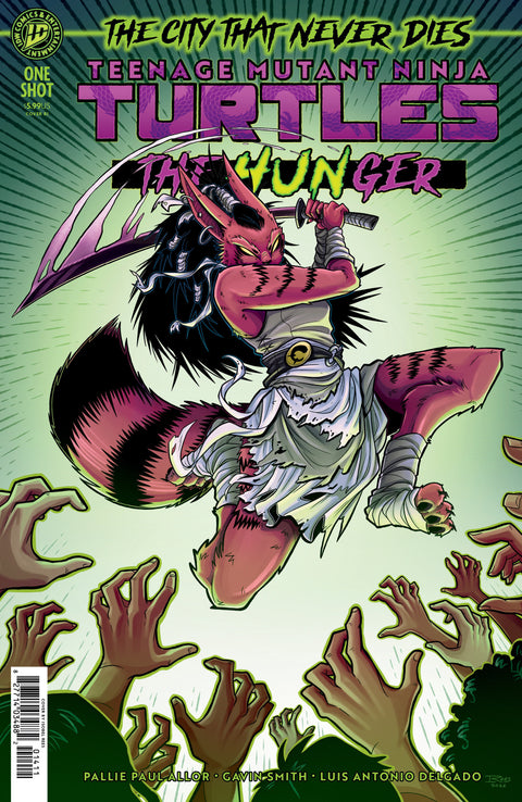 Teenage Mutant Ninja Turtles: The Hunger Variant RI (25) (Rees) 1:25 IDW Publishing Pallie Paul Allor Gavin Smith Isobel Rees