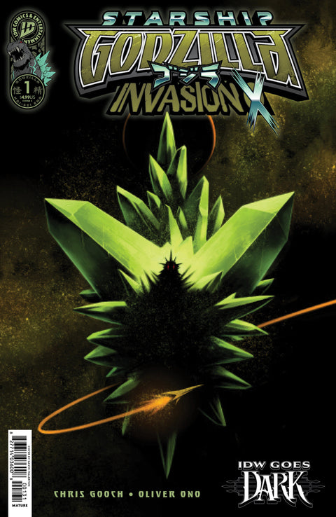 Starship Godzilla: Invasion X (kai-Sei Era) #1 (Cvr C) (2026) Fullerton Idw Goes Dark Variant