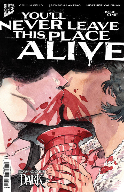 You'll Never Leave This Place Alive #1 Variant C (Beem IDW Goes Dark Variant) IDW Publishing Collin Kelly Heather Vaughan Morgan Beem