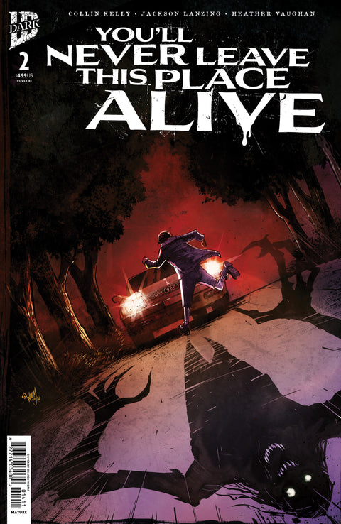 You'll Never Leave This Place Alive #2 Variant RI (10) (Damien Worm) 1:10 IDW Publishing Collin Kelly Heather Vaughan DAMIEN WORM